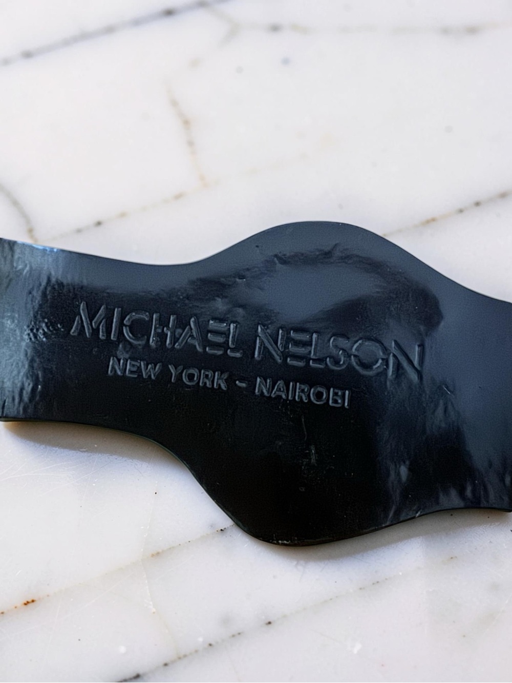 Michael Nelson Trompe l’oeil (Trick of the Eye) Beaded Watch Bracelet - Picture 3 of 4